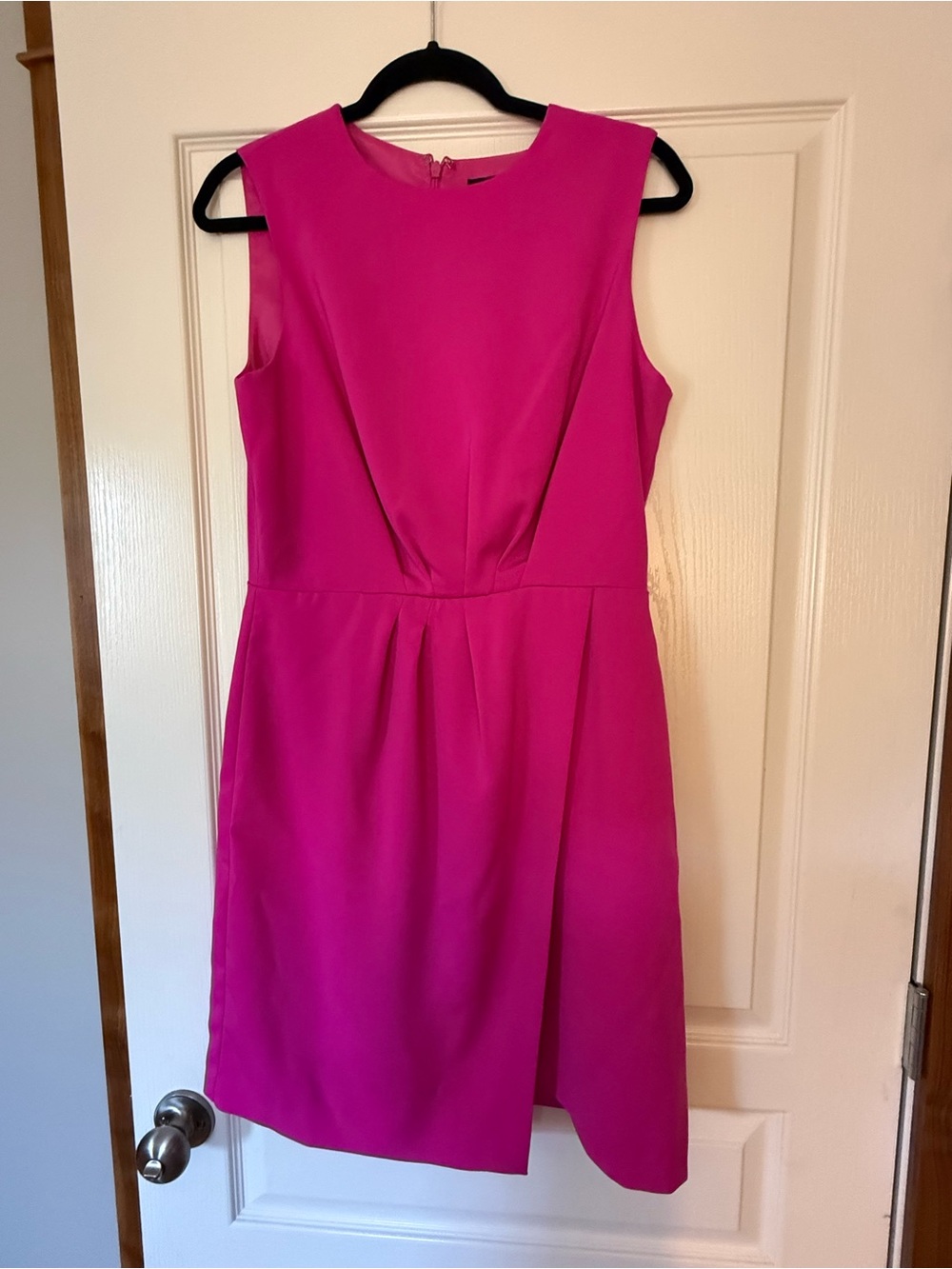 Alex Marie Sleeveless Fuchsia Midi Dress